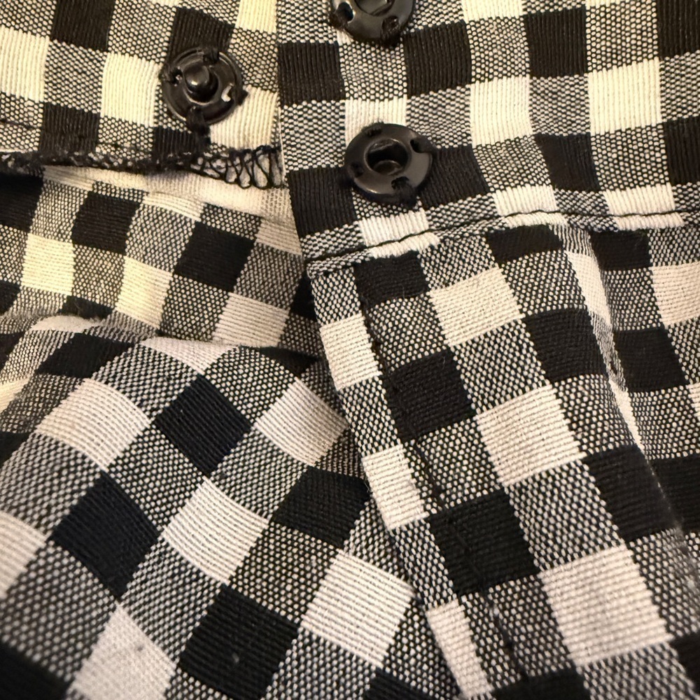 Stylish Gingham Checkered Wrap Mini Skirt with Ruffles - Picture 9 of 11